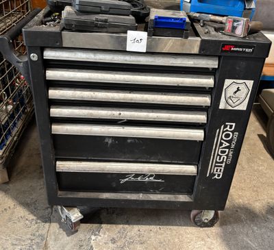 an image of a tool cabinet in a garage