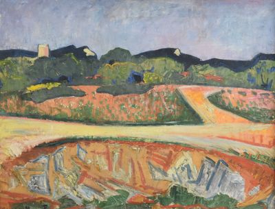 Georges MARCHOU (1898-1984) Les vieux moulins (Provence)
