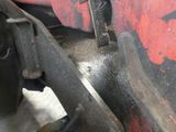 a close up view of the front end of a vehicle