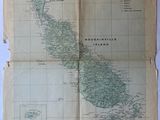 une vieille carte de la Nouvelle-Zélande