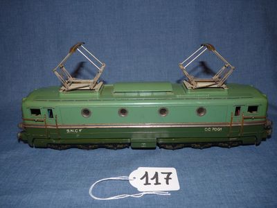 JEP O : Locomotive électrique SNCF CC 7001 ref 6076 L (1959-…