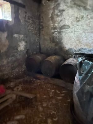 a room that has a bunch of barrels in it