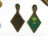 two pieces of cloth that have been sewn together