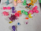 a lot of toys that are on a table