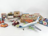 a lot of toys that are sitting on a table