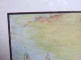 a picture of a painting on the wall of a room