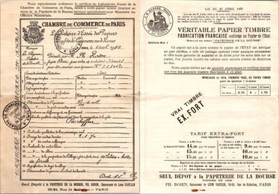an old document with a picture of a man on it