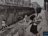 they are playing with each other on the side of the street