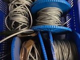 a basket full of wires and wires in it