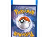 a close up of a plastic box with a pokemon logo on it