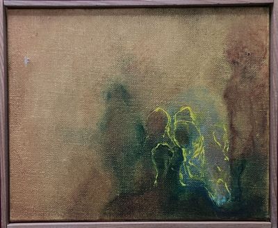 an image of a painting of a horse in a field of grass