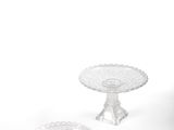 two plates that are sitting next to each other on a table