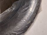 a tire that has been wrapped in plastic