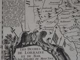 an old map of france with the names of the towns and towns