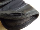 a close up of a pair of shoes on a table