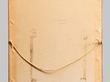 an image of a piece of cardboard with a string attached to it