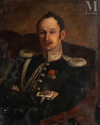 portrait of a man in a military uniform with his arms crossed