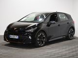 a picture of a black car parked in a room