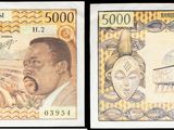 deux images différentes d'un billet d'un dollar sur lequel figure le portrait d'un homme