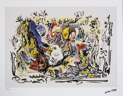 une image représentant un dessin d'un groupe de personnes assises sur un canapé