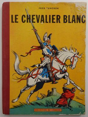la couverture du « Chevalier blanc », un livre pour enfants français