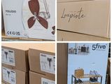 four pictures of boxes with different types of items on them