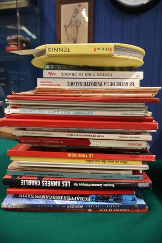 Lot d’une trentaine de livres et BD diverses
