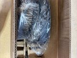 a cardboard box with a bunch of items inside of it