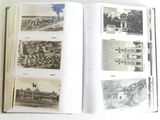 an open book with pictures of buildings and buildings on it