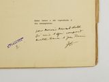 a piece of paper with a handwritten message on it