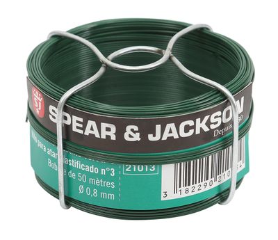 SPEAR & JACKSON - Fil de fer plastifié n°3 - 50m - Ø 0,8mm -…
