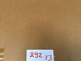 a cardboard box that has a price tag on it