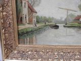 a picture of a painting on the wall of a house