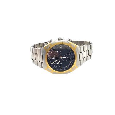 an image of a wrist watch with a yellow face