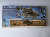 the box of the halo helicopter is open and ready to be played
