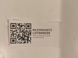 a sticker with a qr code on it that says innovati