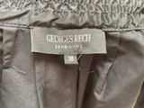 a close up of a label on a black jacket