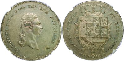 a close up of a coin with a picture of a man on it