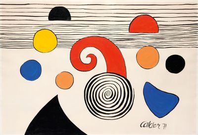 an image of a painting with a spiral design on a white background