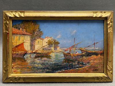 LEONI ( début XX°) Port méditerranéen