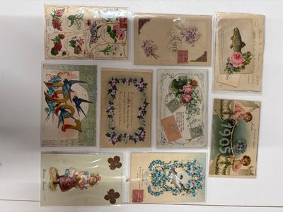 a lot of cards that are on the table
