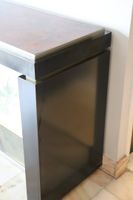 Console en placage imitant la laque : loupe vernis et mélami… (photo 2)
