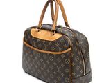 louis vuitton monogram canvas and leather handbag