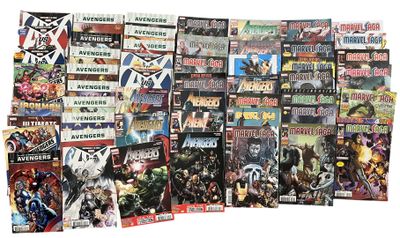 MARVEL. Ensemble de 48 COMICS comprenant 20 MARVEL SAGA, 26 …