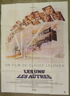 the poster for the movie les suis les autress is hanging on the wall