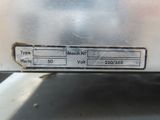 a close up of a label on the back of a car