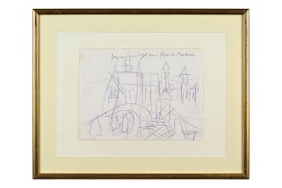 une image représentant un dessin de château sur fond blanc