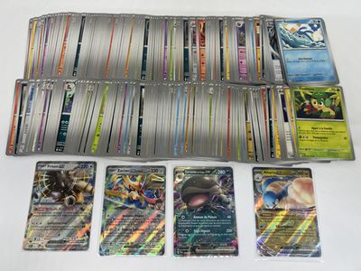 a lot of cards that are sitting on a table
