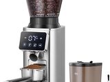 a close up of a coffee grinder on a white background