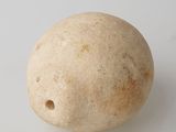 an image of a ball of bread on a white surface